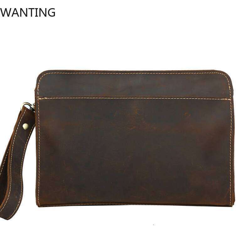 Designer Bags Designer Bags 100% Genuine Leather With Wrist Band Ipad Iphone Clutches For Male Men Hand Bag Real Cowskin Clutch Purse Gift Hot Selling