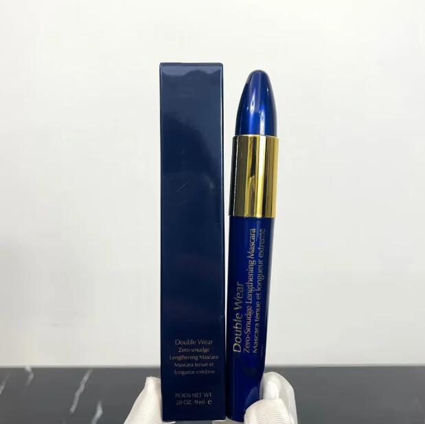 Mascara 9Ml Double Wear Zero Smudge Mascara Black Waterproof Lengthening Curling Eyelash Black Mascaras Eyes Brighten Extension Eyes Makeup