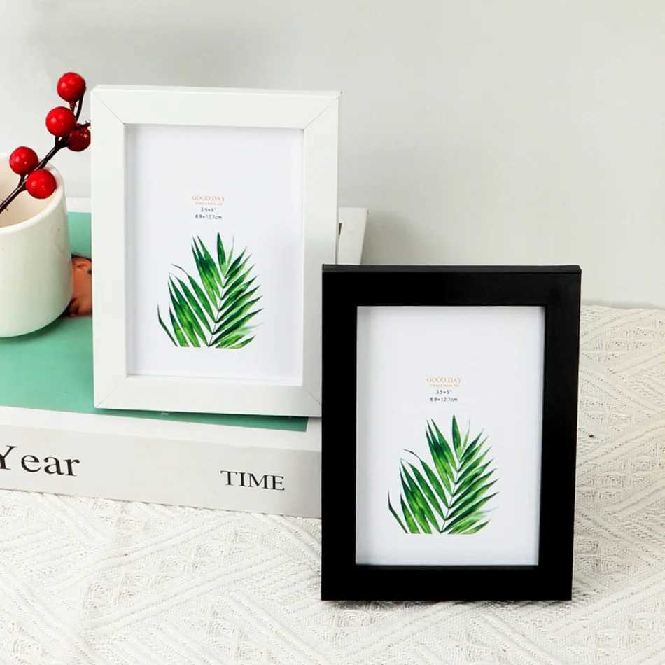 Wood Small Wall Hanging With Plexiglass 9X13 10x15 13X18 15X20cm wooden Picture Frame For Pictures Photo Decor L251110 H260306