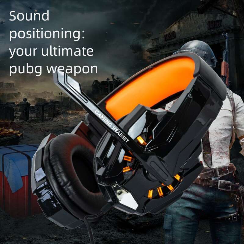 Famous Brand G Computer Headset With Light Wired Live Streaming Over Ear Gaming Headphones