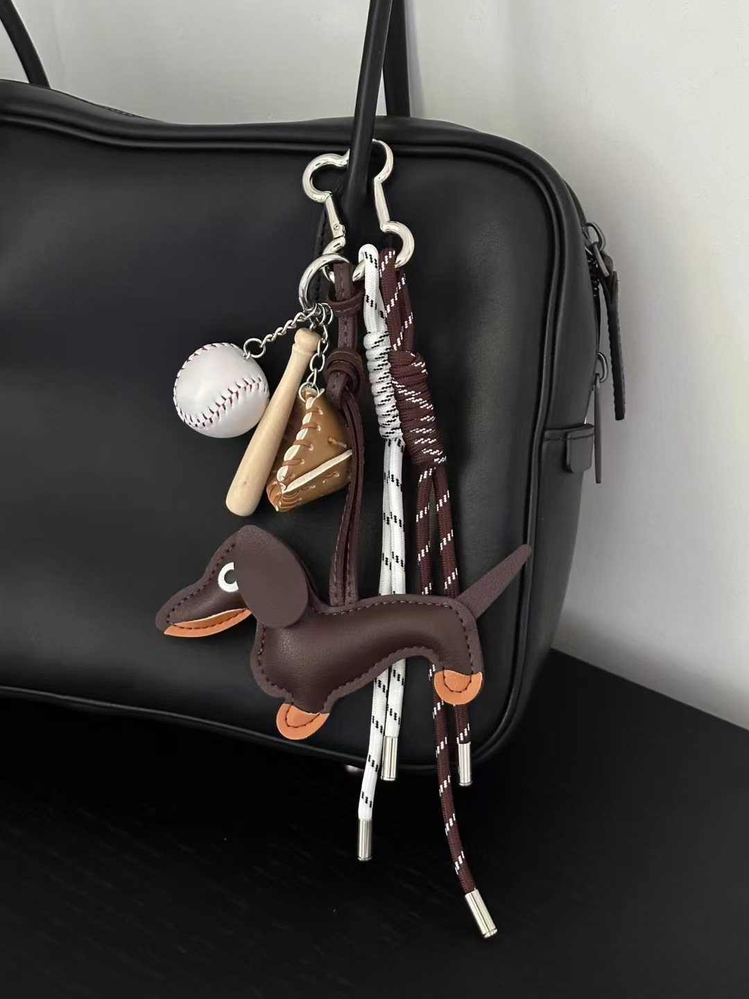 Bestseller Plush Bear Keychain Cute Hanging Decoration Car Keys, Phone, Bags - Adorable Puppy Pendant Gift for Girls & Women ddmytues