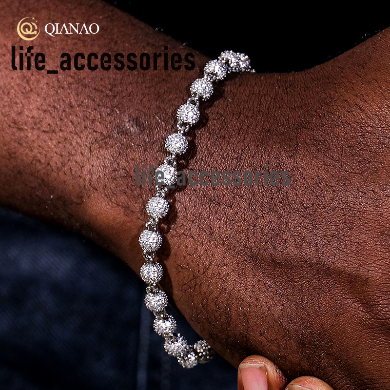 Ready to Ship 10mm Cuban Link Chain Moissanite Hip Hop Jewelry 925 Silver Iced Out Cuban Chain Necklace with GRA Certificate