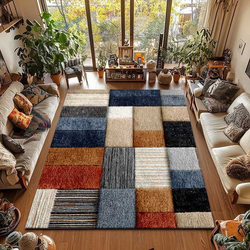 Modern Bohemian Velvet Rug with Moroccan Pattern Non-Slip Low Profile Mat for Entryway Kitchen Studyroom 2025 Hot Sale Y251110