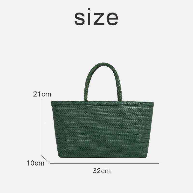 Tote Bags For Women Luxury Designer Handbag Purse 2025 New In PU Imitation Braided Embossed Pattern Top Handle Underarm Shoulder