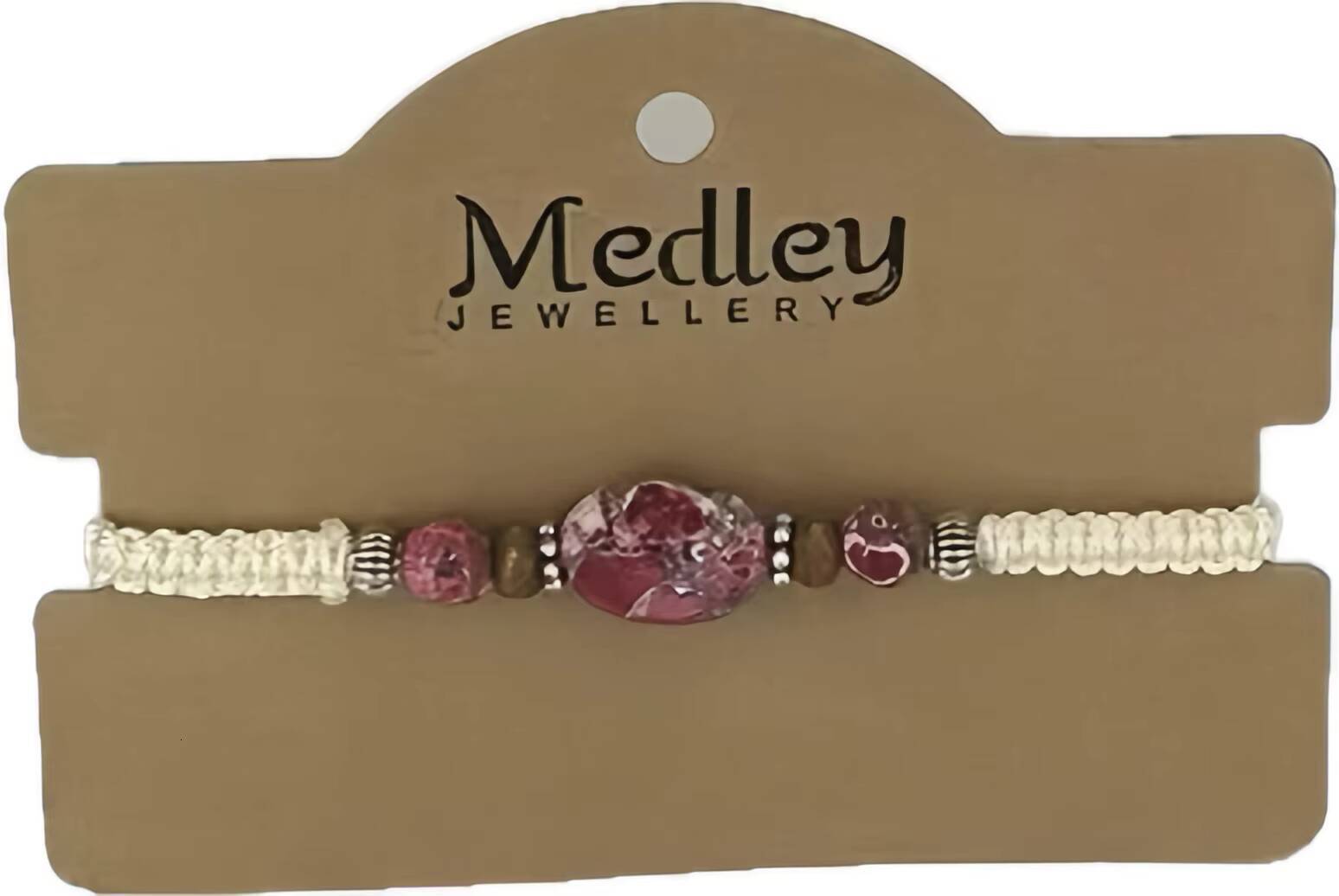 2025 Hot Selling Charming Hand Braided Adjustable White Rope Multi Colorful Natural Ore Bracelet Anklet Dual Use for Women