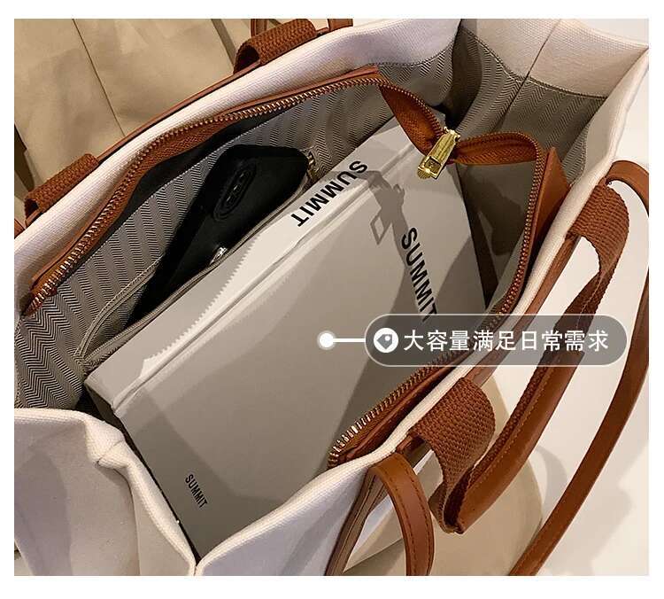 Casual Canvas Large Capacity Women Handbags Designer Brand Female Shoulder Crossbody Bags Big Totes Shopper Bag Purse