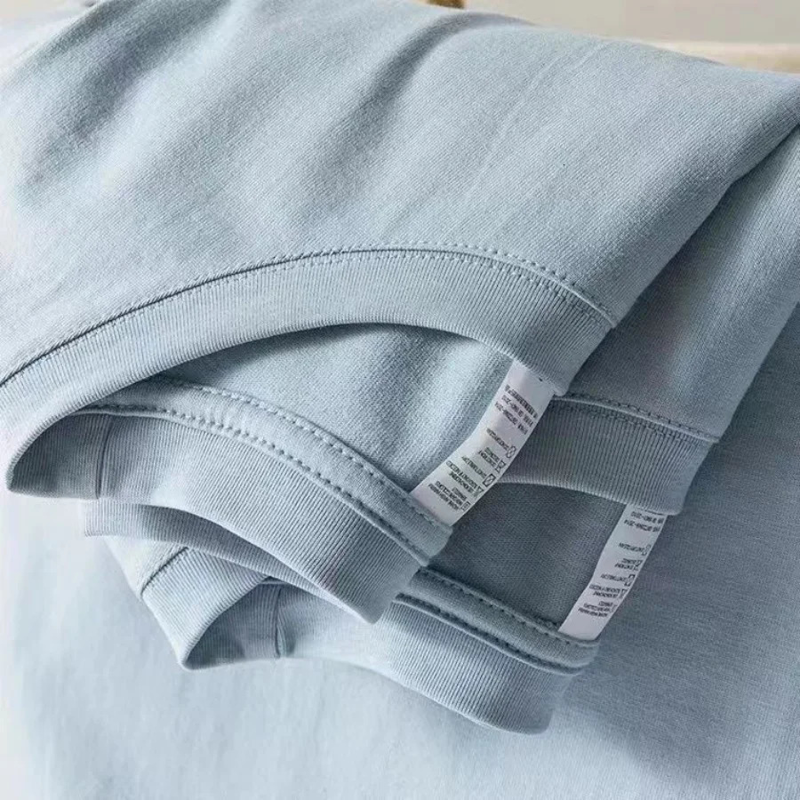 100% cotton T-shirt mens solid color O-neck short sleeved top summer Korean loose half sleeved T-shirt unisex M-4XL 250409