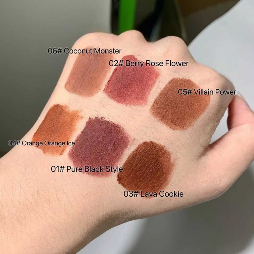 Cappuvini Retro Red Brown Lipstick Mousse Matte Lip Mud Velvet Lip Glaze Non-Stick Cup Lipgloss Makeup Lip Tint Beauty CosmeticsT251110