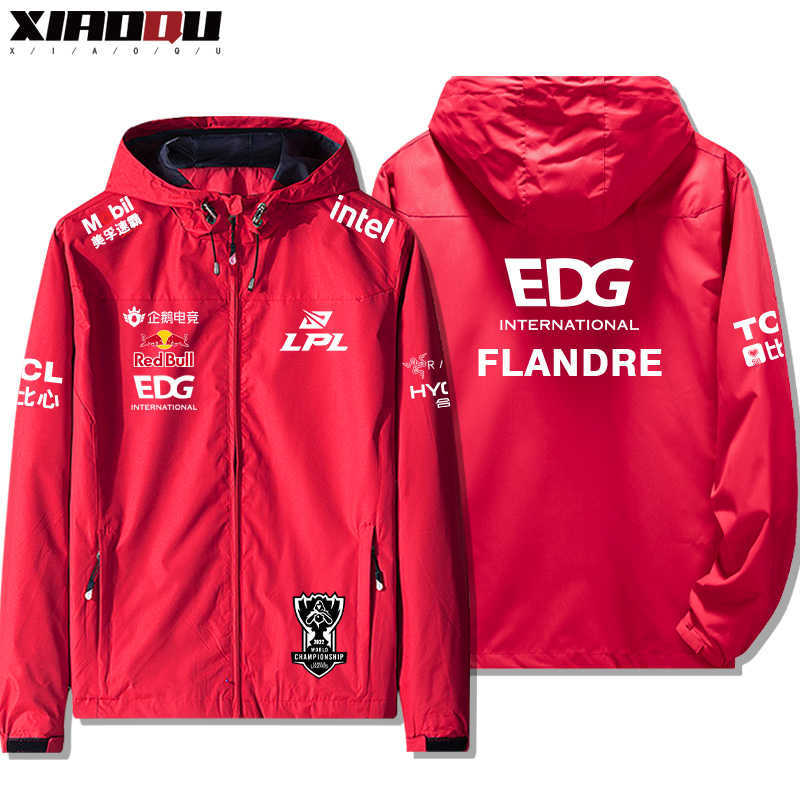 EDG Team Uniform 2022 S12 Finals LPL Championship Outfit LOL Mobile Game Support Merchandise Jacket Coat Top W251110