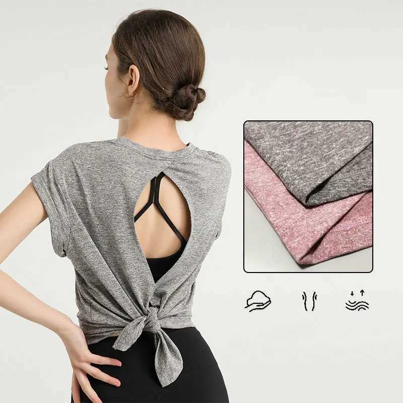 Stown New Style Tempering Quick Drying Sportswear T-shirt Fashion Yoga Tank Top Womens Sexy Back Top Fitness Set WomenXJ250410
