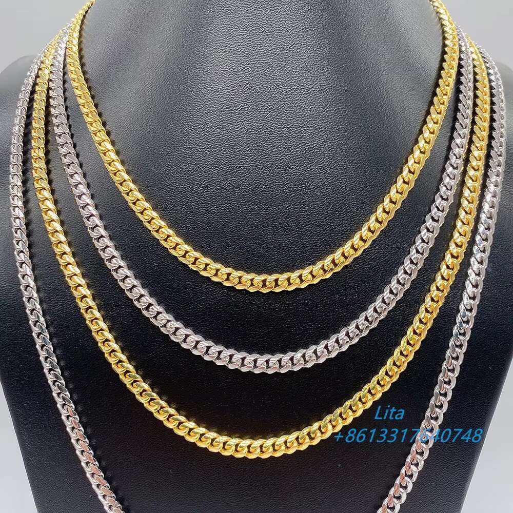 New Style Wholesale 925 Sterling Silver Pure 20 24 Cuban Chain Necklace Cuban Links Chain