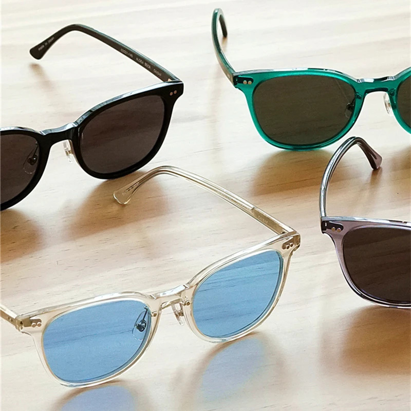 n Polarized Sunglasses Mens Jade Green High Quality Acetate UV400 Driving 250410