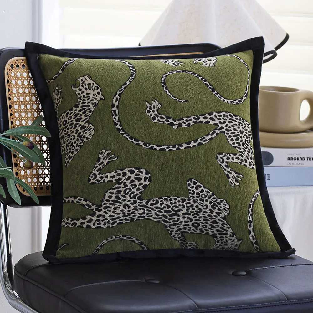 Soft Chenille Throw Pillow Cover 45x45 Jacquard Cushion Case for Sofa Bed Decor Modern Home Living Room Decorative Pillowcase Y251110