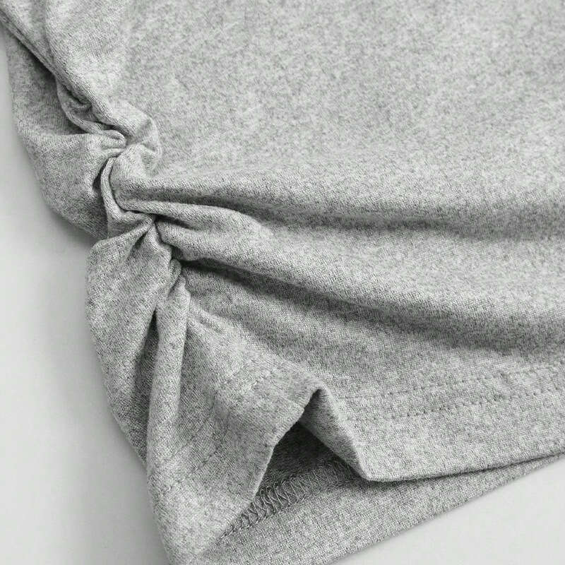 Cross-Border Amazon Foreign Trade Women's Clothing Spring Autumn European and American Solid Color Long Sleeve T-Shirt Waist Gathered Round Neck 