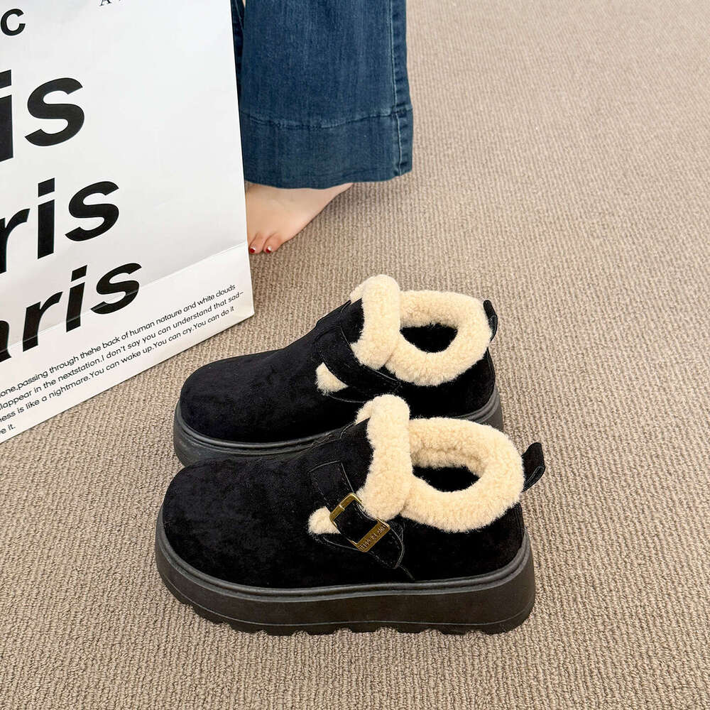 Designer Classic Ultra Mini Boots Women Snow Boots Buckled Platform Short Women Chestnut Sand Winter Non-Slip Warm Thickened Outdoor Casual Snow Boots