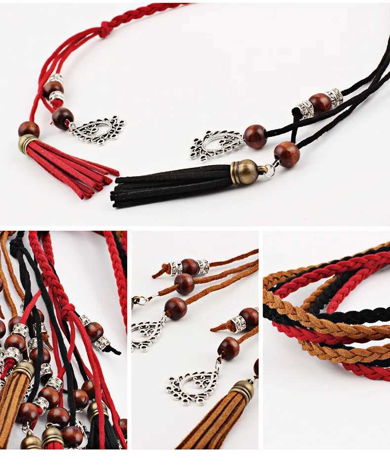 Handmade tassel strap used for weaving waistbands accessories for Hanfu horse leather dresses pendant thin waistband full X250410