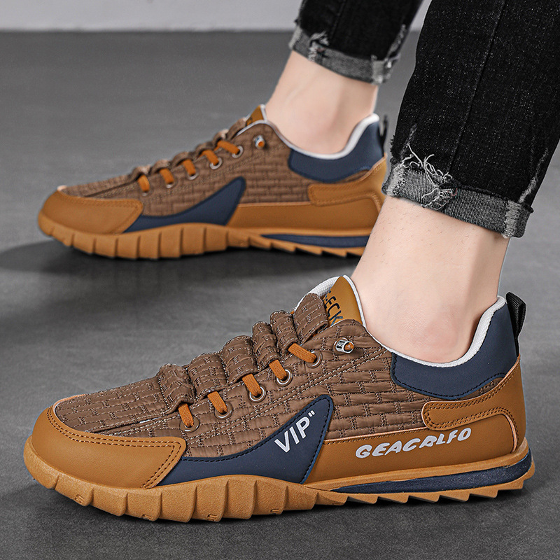 Men Fashion Sneakers Summer Fall Lightweight Anti Slip Sports Shoes for Work and Running