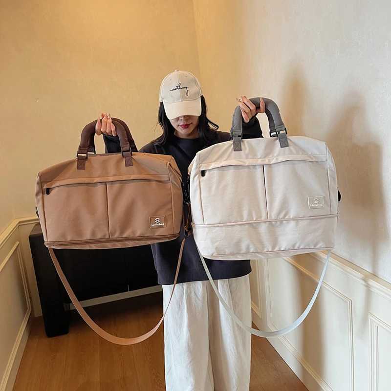 Women Travel Luggage Shoulder Bags Casual Outdoor Travel Short TripTote Bag Portable Commuting Gym Fitness Sports Handbag K251110