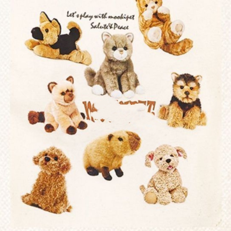 Fashionable Letter & Animal Print Pet Clothes, Soft & Skin-Friendly Fabric, Multiple Sizes for Dogs & Cats, Cute Back Animal Patterns, Stylish Outfit 