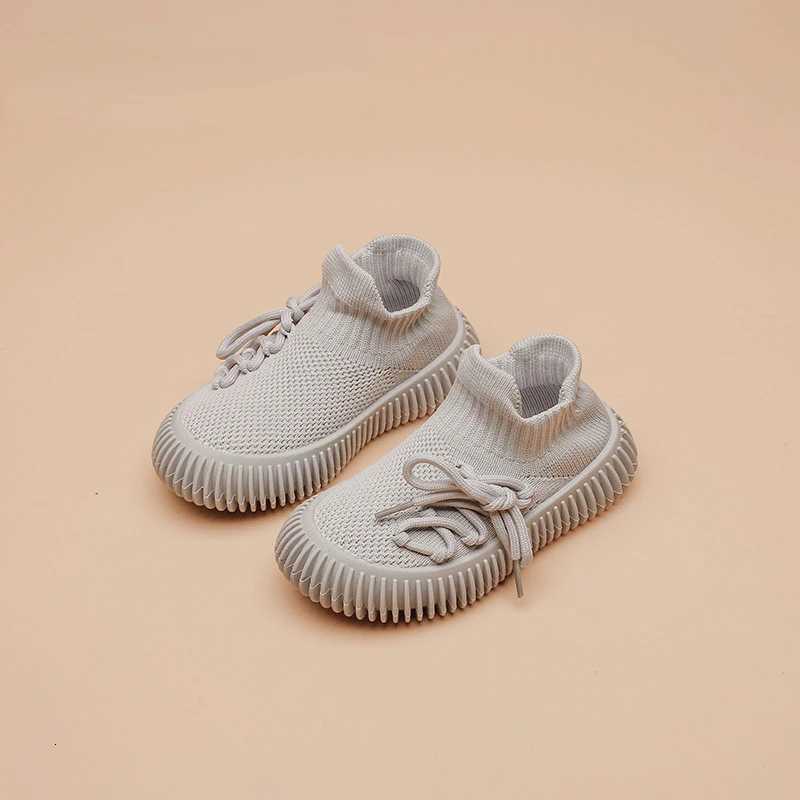 Childrens Sneakers Boy Casual Tenis Shoes Spring Autumn Solid Knit Breathable Kids Shoes Girls Slip on Lightweight Sports ShoesT251110