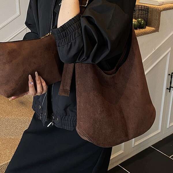 Vintage Cross-Border Canvas Tote for Women 2025 New Trendy Large Capacity Simple Personality Single Shoulder Crossbody Bag Niche Design