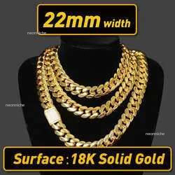Wholesale Choker Custom k Gold Chain 20mm Miami Cuban