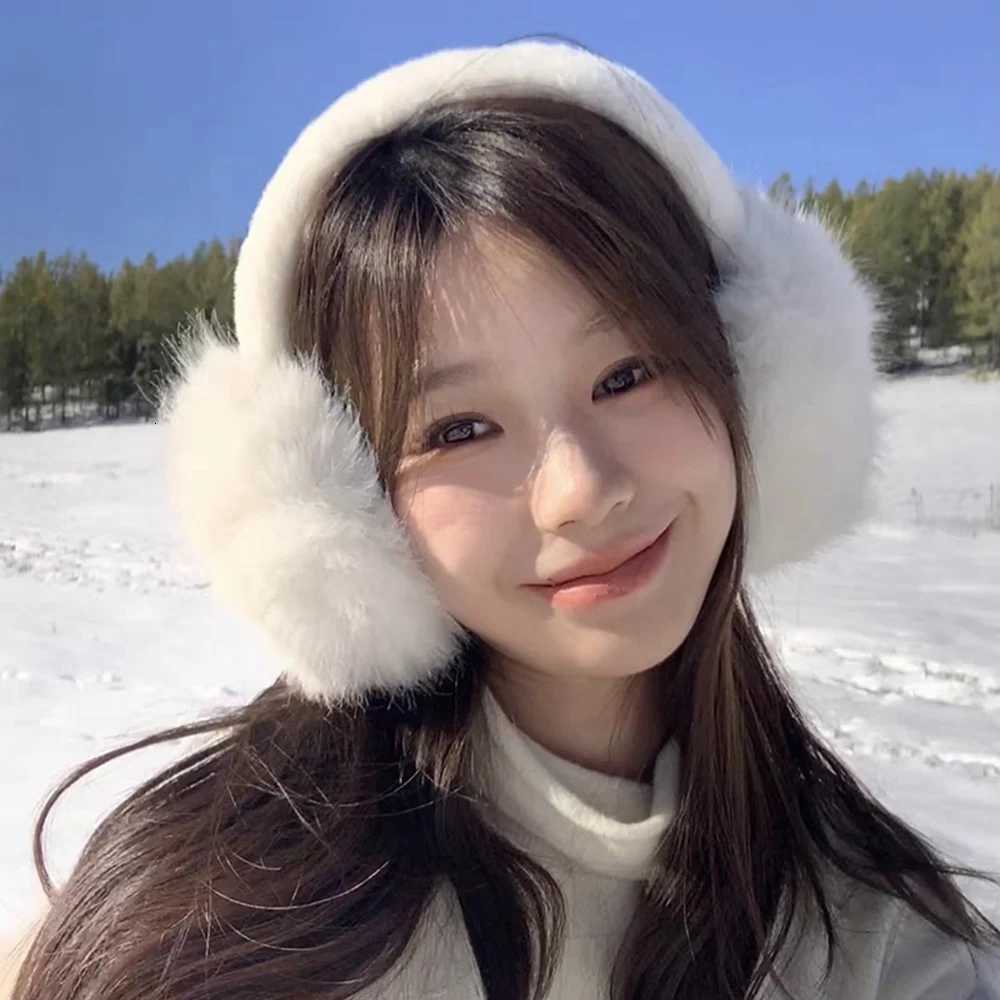 Fashion Soft Faux Fur Ear Warmer Winter Earmuffs For Women Men Solid Color Earflap Outdoor Cold Protection Ear-Muffs Ear Cover W251110