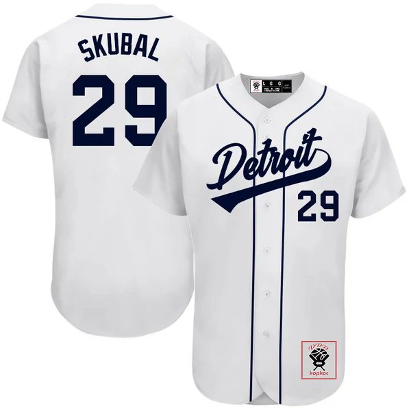 31 Greene 20 Torkelson 29 Skubal 57 Rodriguez 43 Manning 30 Carpenter 24 Cabrera 55 Lange 7 Schoop 68 Foley Custom Baseball Jeresys Stitched