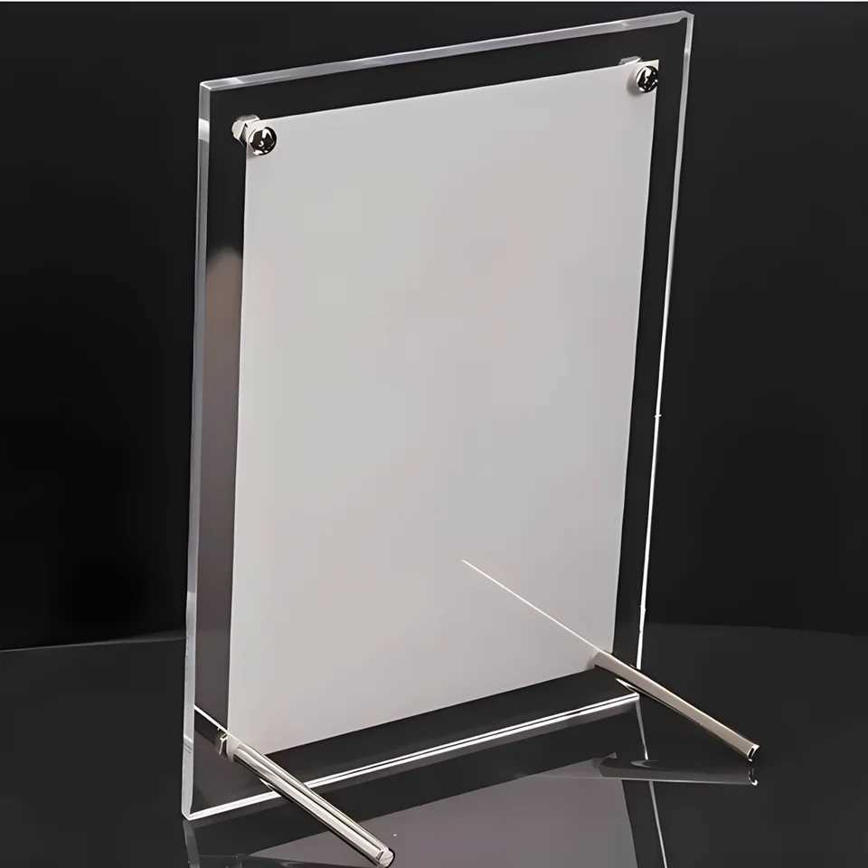 1pcsTransparent Photo Acrylic Photocard Holder Picture Frame Kpop Album Poster Tag Display Stand Desktop Ornament L251110 H260306