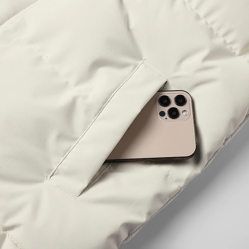 Customize Your DIY Mens Winter Thick Cotton Vest Jacket Mens Down Vest Sleeveless Outdoor Warm Vest Casual Outerwear 251105