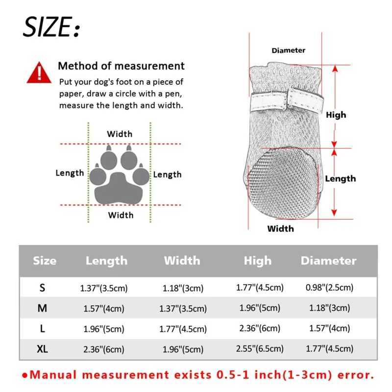 Pet Dog Shoes Dog Outdoor Soft Bottom Cat Chihuahua Rain Boots Waterproof Boots Perros Mascot Botas Sapato Para Cachorro T2504010