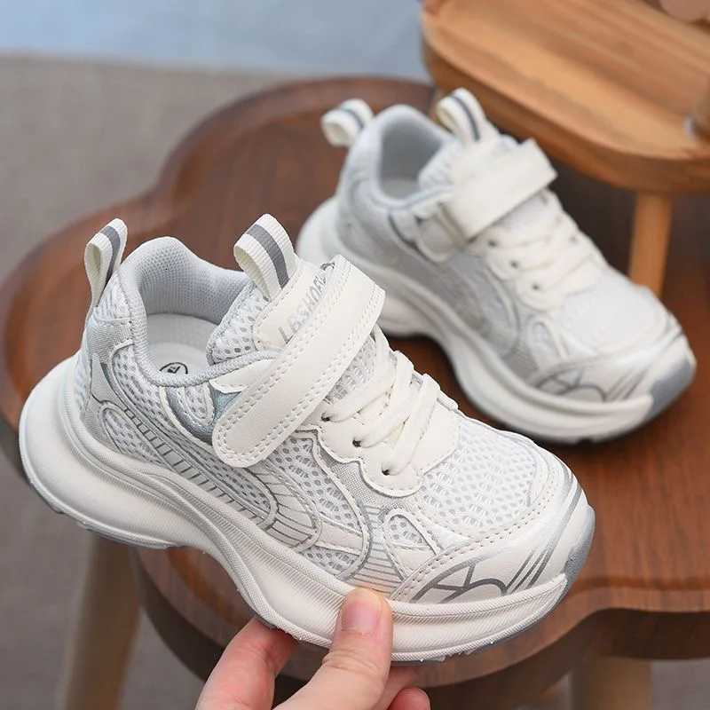 Childrens Shoes Soft Sole Girls Sports Shoes 2025 Spring New Trbottomy Kidsrens Dad Shoes Girls Lightweight Breathable Kidsrens Shoes W251110