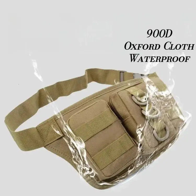 Outdoor Cycling Chest Bag Wallet Men Construction Site Phone Pouch Multifunctional Waist Tactical Camo Oxford Waterproof 251110