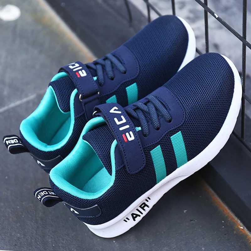 Kids Fashion Sneakers Boys Girls Tennis Shoes Mesh Breathable Running Shoes Lightweight Outdoor Childrens Sports Walking ShoesT251110