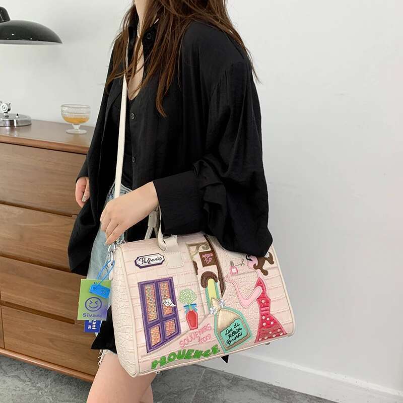 Pu Leather Women Handbags High Quality Ladies Shoulder Travel Bag Casual Large Capacity Female Messenger Crossbody Bags