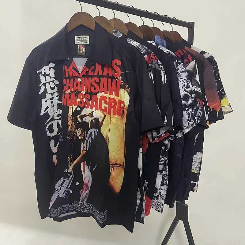 Best Quality Mens Hawaiian Shirt Classic Character Print Outdoor Leisure Vacation Loose Neck Top T-shirt X250410