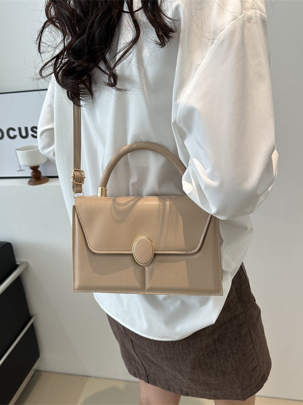 DHXJ Trend Fashion Elegant Pen Holder Suede Leather Underarm Cowhide Small Square Bag Soft Handbag for Women 240907
