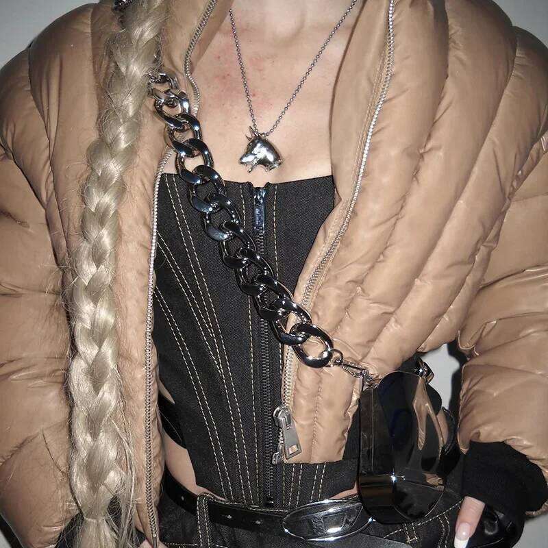 Y23tp407 Women's Winter Solid Color Lapel Zipper Long Sleeve Waist Tie Puffer Jacket Cotton Padded Coat For Ladies