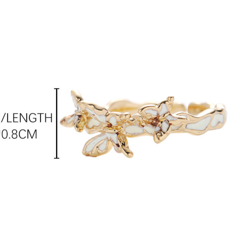 DHcollections gold Butterfly for Women, Niche Original INS Style, Exquisite Open Ring, Trendy Fashionable Temperament Index Finger Ring Wholesale