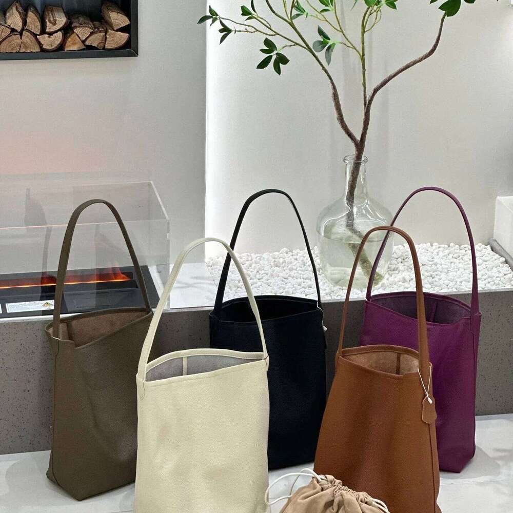 MENDY Bucket Large Women's Tote Shoulder Luxury Designer Genuine Leather Handbag Japanese Popular Bag Soft Row