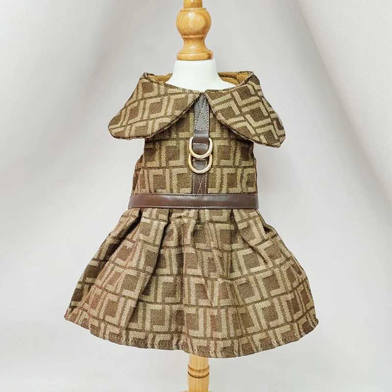 Autumn Winter Designer Pet Dresses For Small Medium-Sized Dogs Yorkshire Terrier Bulldog Pomeranian Luxury Lovely Puppy Skirts J251110