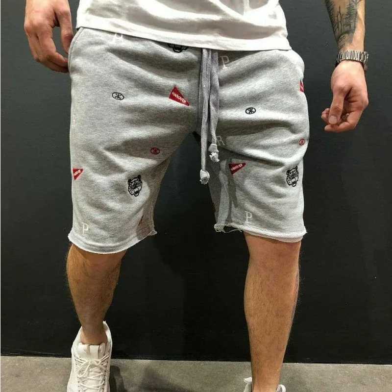 Spring and summer 2025 mens cargo shorts loose fit suitable for Breeches Bermuda sports shorts cotton embroidered shorts mens sweaters X250410