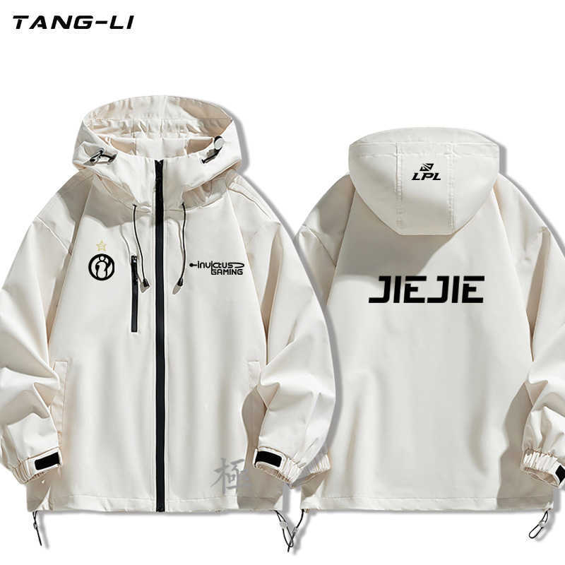 LOL of Legends IG Team Uniform Thyshy Jiang Chenglu Rookie Jacket Hooded Windbreaker Unisex Coat W251110