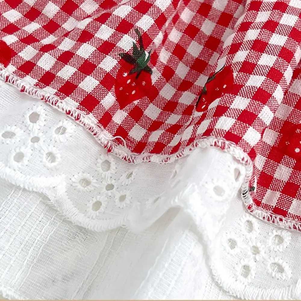 Pet Supplies Cute Pet Strawberry Dress Soft Thin Design Dog Vest Breathable Pet Summer Clothes Pet Party J251110