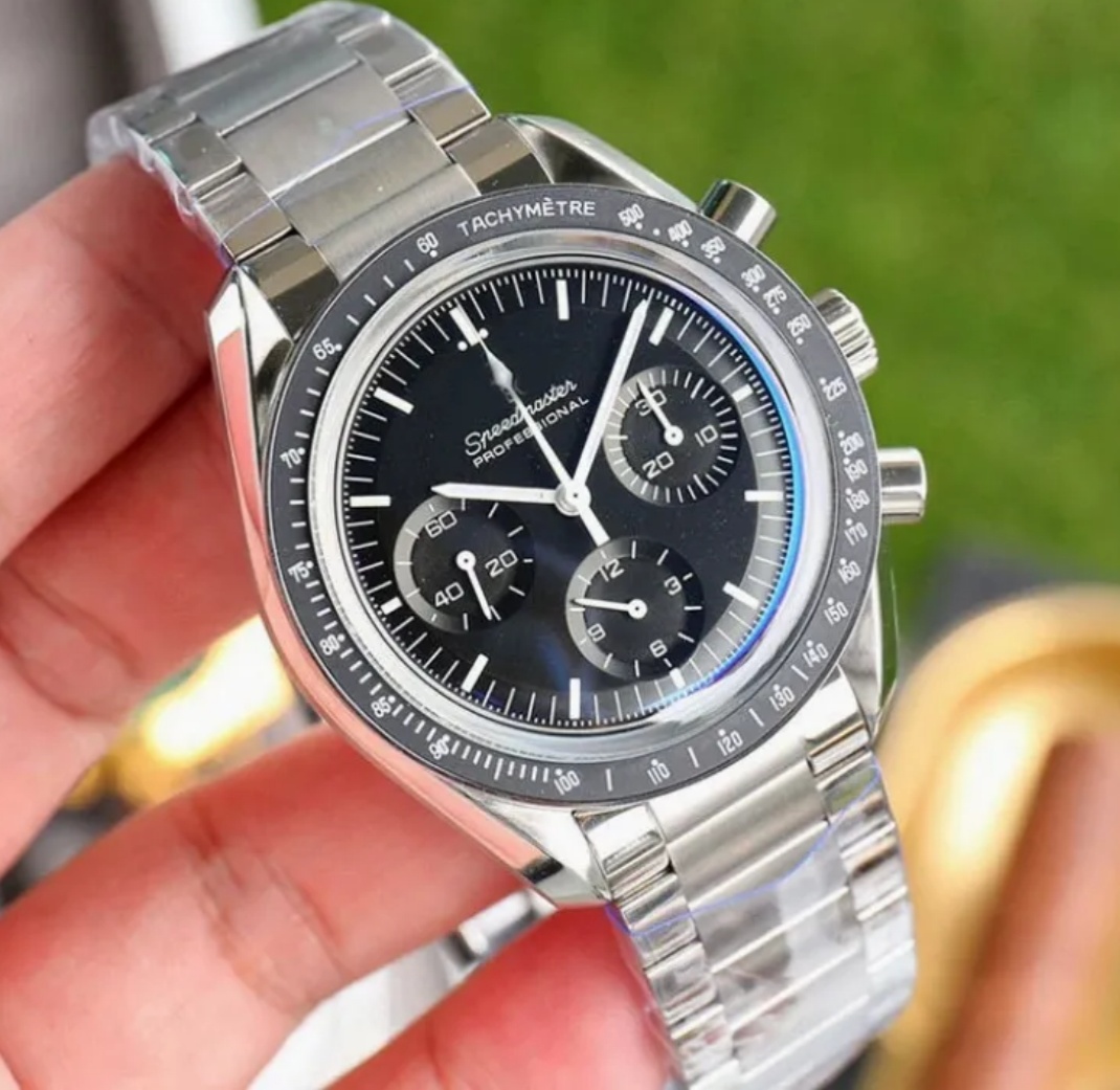 Sea Professional master speed master Stainless Steel Wrist Watches for Men speed master Mens Watches All Dial Work Quartz Luxury designer 50th gifts Watch Stop watch