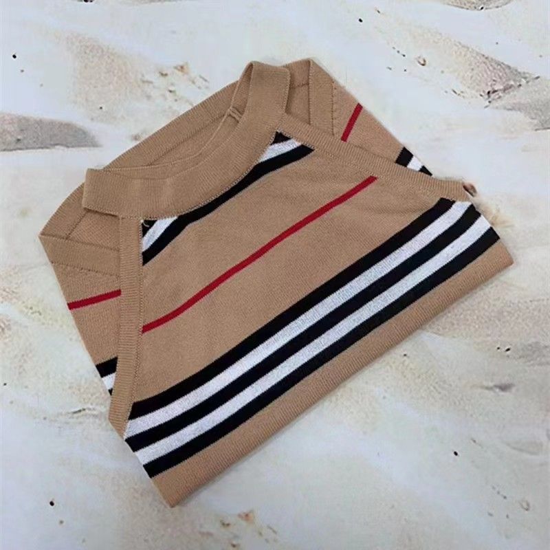 Stylish Striped Design Dog Vest, Soft Knitted Pet Apparel, Fashionable Pet Clothes for Small Medium Dogs, Breathable Dog Tank Top, Trendy Pet Vest for