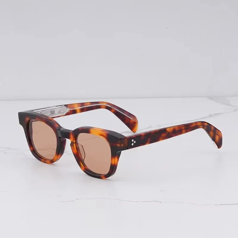 Street Fashion Mens Retro Tortoise Sunglasses Limited Edition Classic Square Acetate for Men 250410