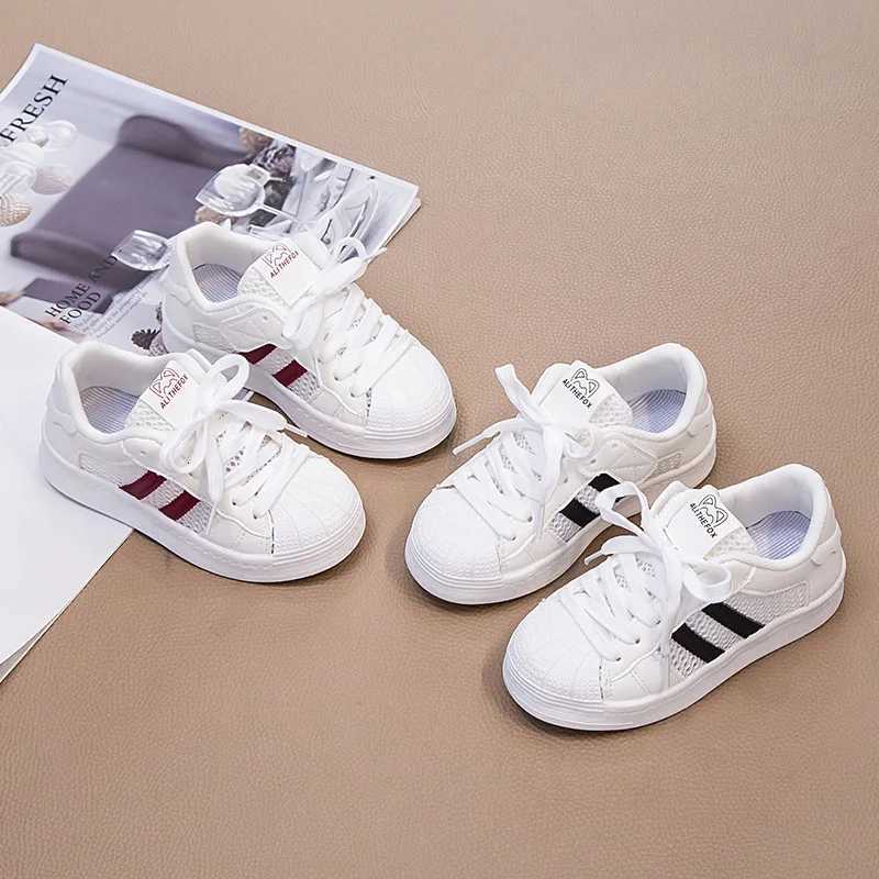 Childrens Sports Shoes Mesh Surface Breathable Board Shoes 2024 Spring and Summer New Girls LeisureT251110