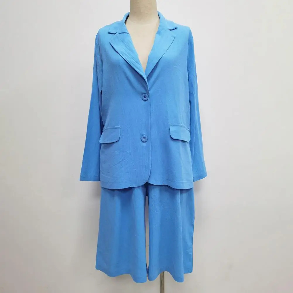 1 set of attractive outerwear shorts loose cool two-piece set temperature loose suitable for jacket shorts 250409