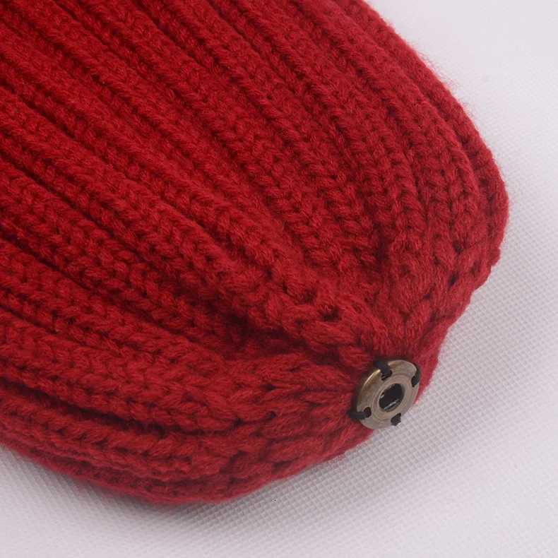 Head Cap Hugger Toque Stocking Watch Knitted Hat New Autumn Winter Styles Women Woolen Thickened Warm 8M114XJ251110